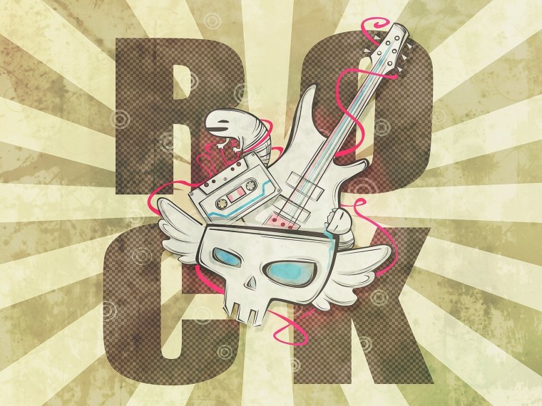 Обои в стиле панк