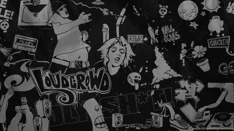 Обои в стиле русского рока