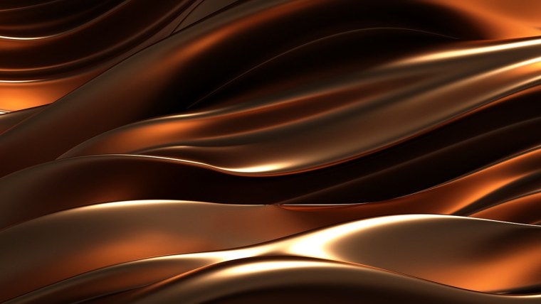 Шелк шоколадного цвета