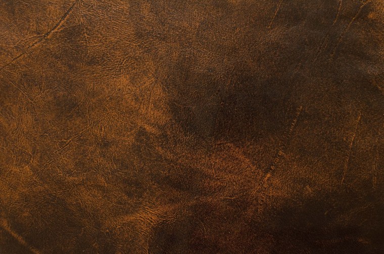 Кожа коричневая состаренная