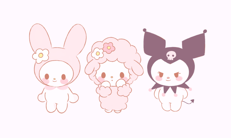 Китти Kuromi Эстетика