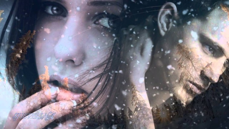 Одинокий человек зимой