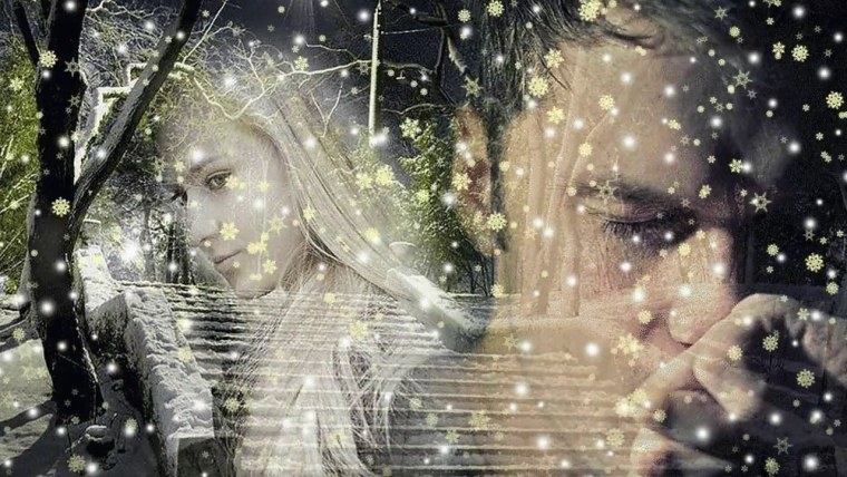 Человек на морозе