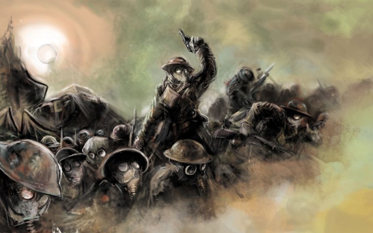 Стимпанк солдат ww1