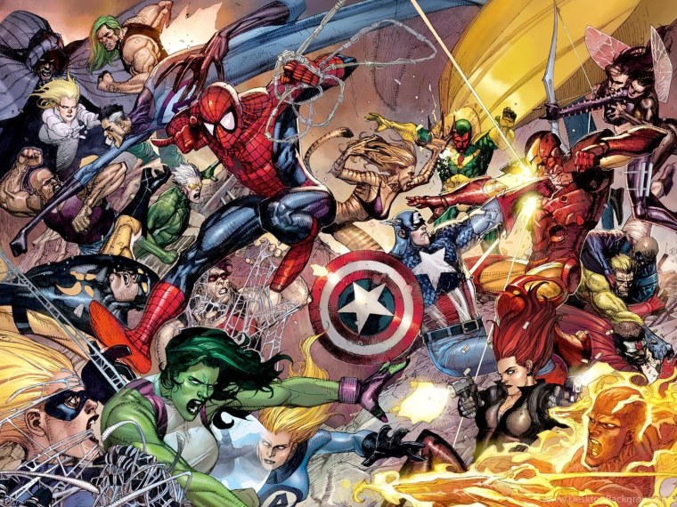 Супергерой комикс Марвел