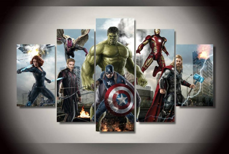 Железный человек картина акрилом