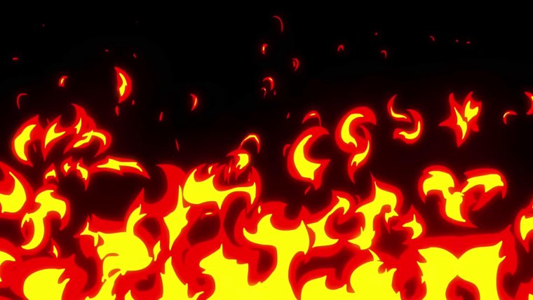 Огненные обои