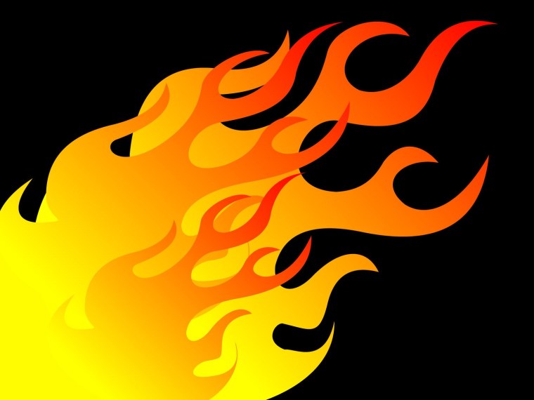 Огонь мультяшный