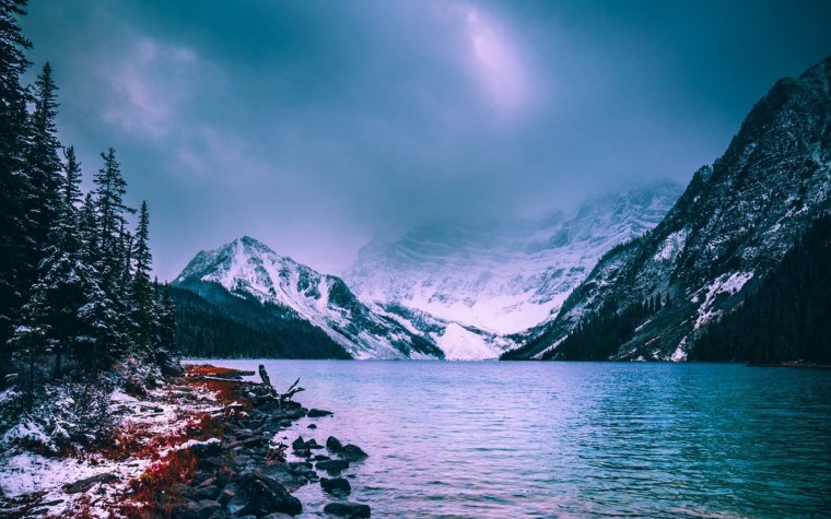 Горы на экран блокировки