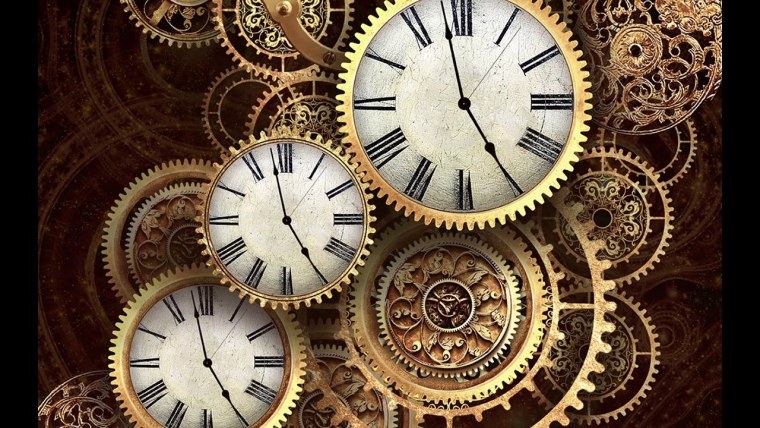 Часы с шестеренками