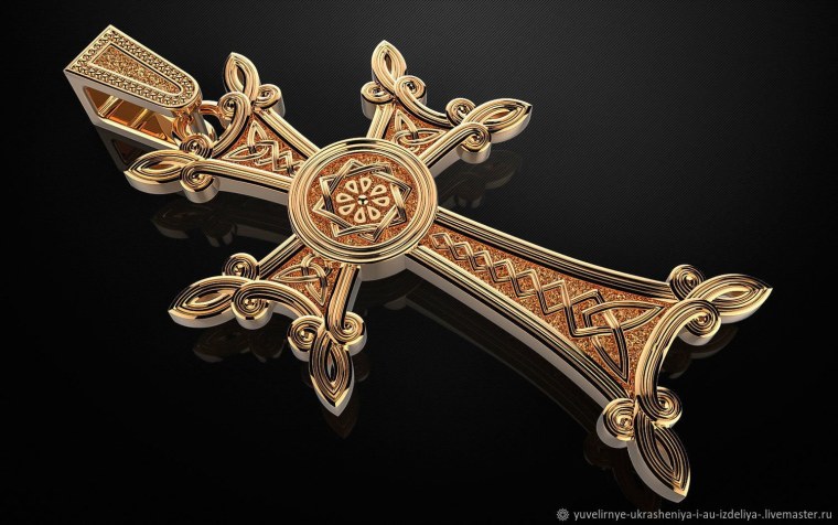 Крестик мужской