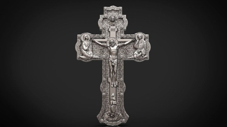 Крест на фоне неба