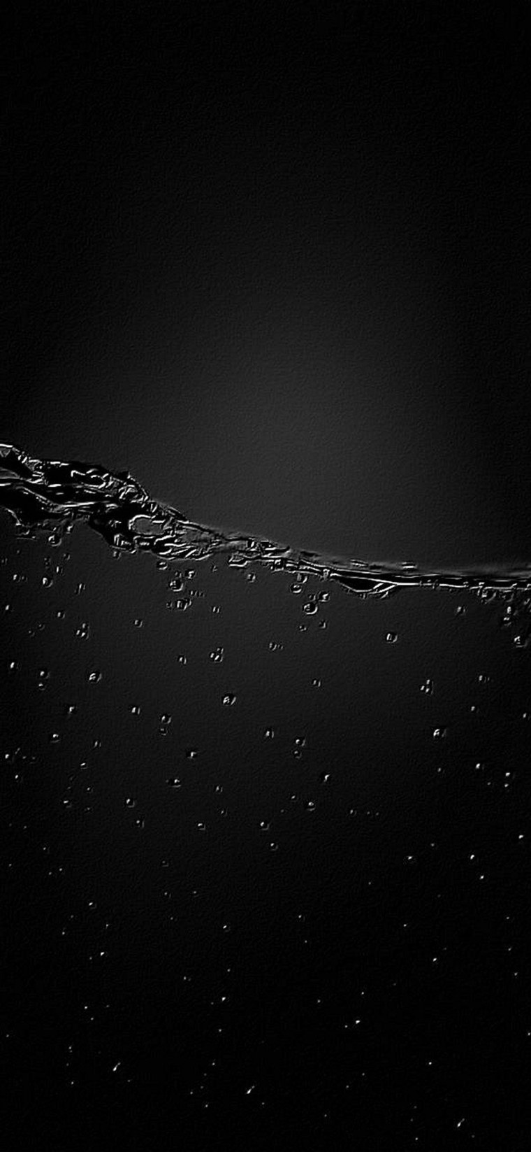 Чёрная заставка на телефон