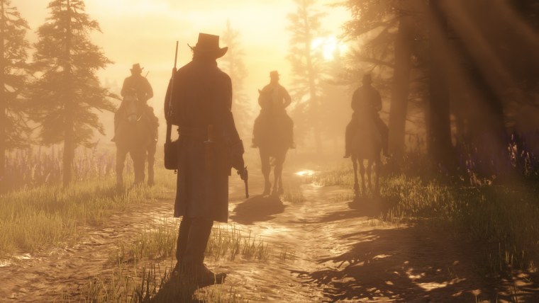 Red Dead Redemption 2 пейзажи