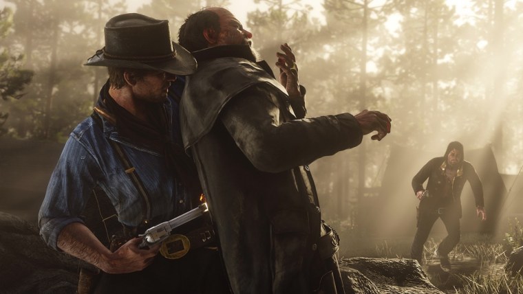 Red Dead Redemption 2 перестрелка