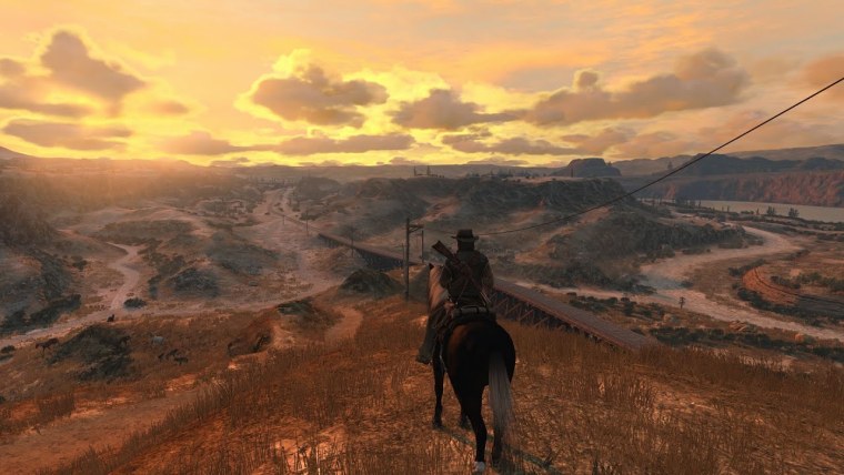 Red Dead Redemption 2 закат