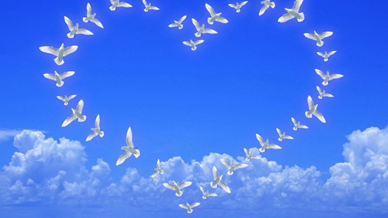 Сердечко в небе