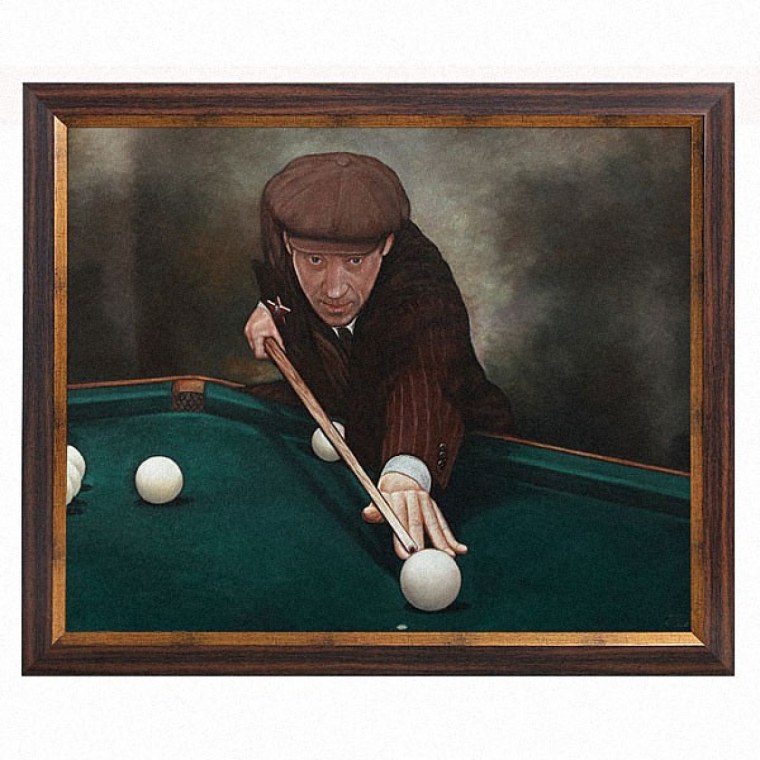 Картина Высоцкий бильярд