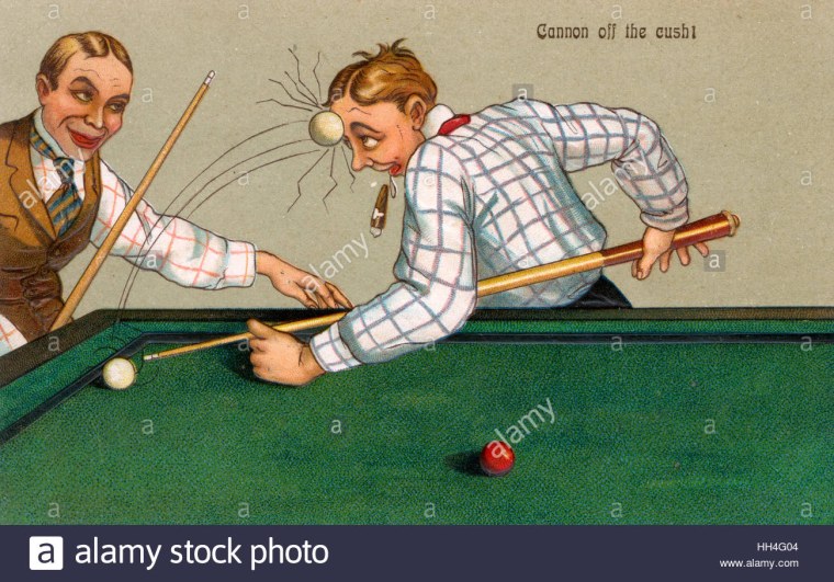 Бильярд карикатура
