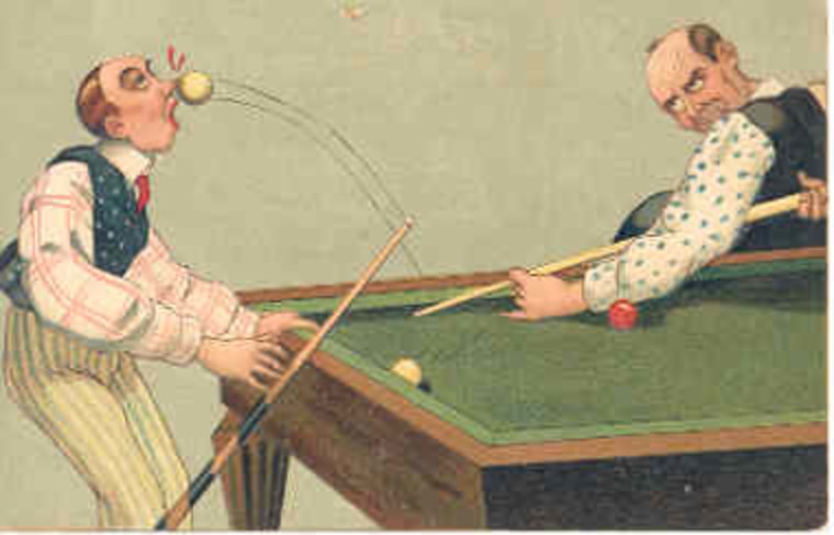 Бильярдные карикатуры