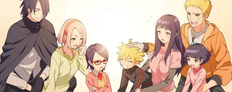 Наруто Хината Баруто и Химавари