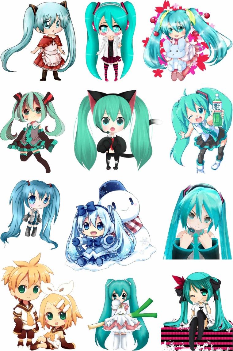 Хатсуне Мику наклейки