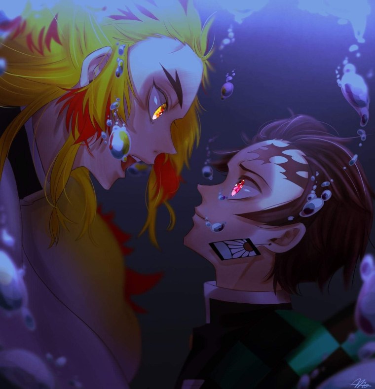 Аниме клинок расикающий демон