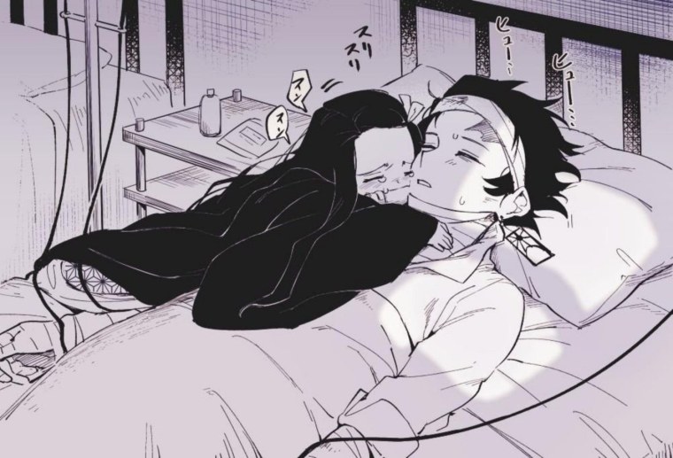 Незуко и зеницу и Танжиро