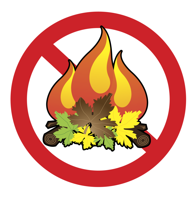 Значок костер огонь