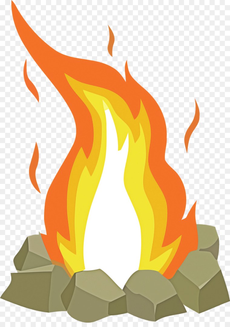 Аниме костёр на прозрачном фоне