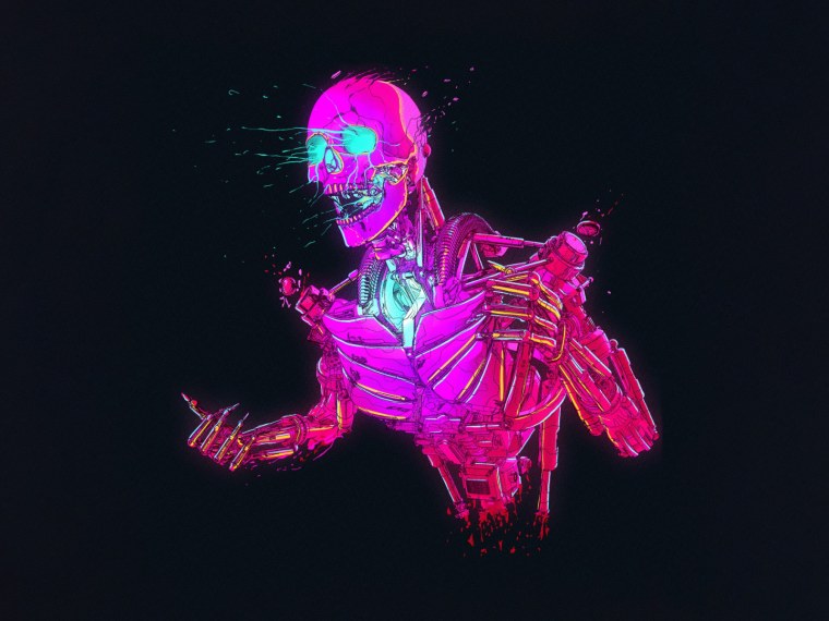 Ретровейв скелет