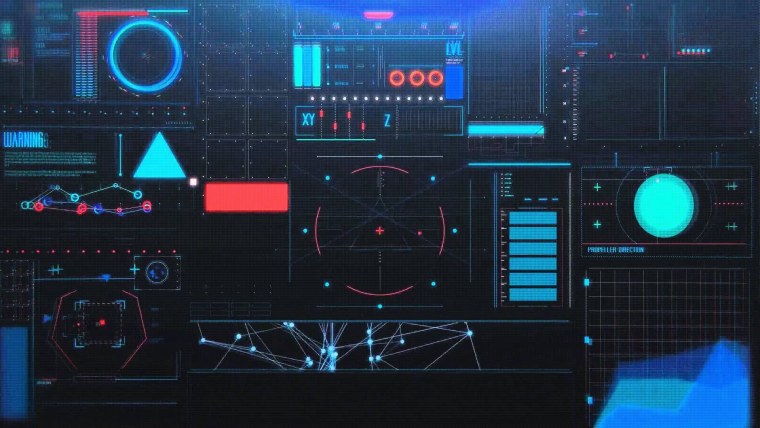 Футуристичный HUD Интерфейс