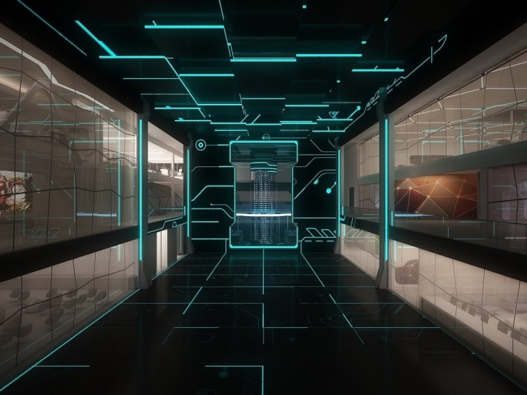 Освещение в стиле киберпанк