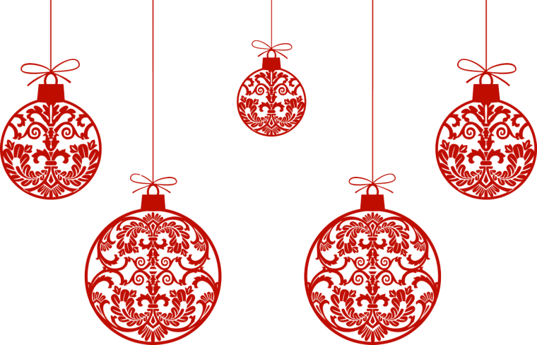 Новогодние игрушки вектор