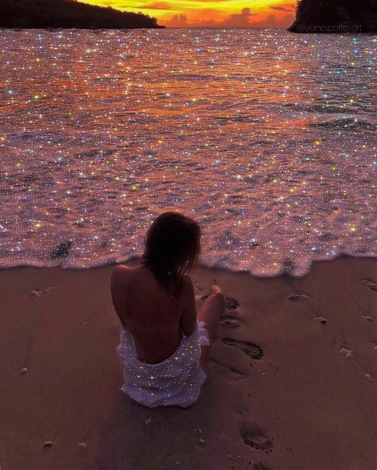 Девочка и море Эстетика