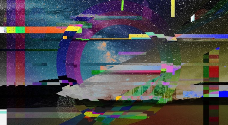 Телевизионные помехи глитч