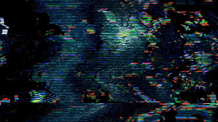 Блики глитч