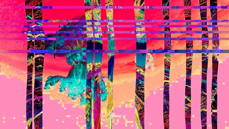 Обои в стиле глитч