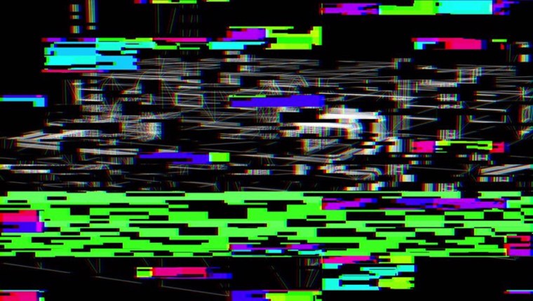 Глитч пиксели