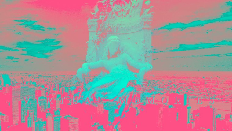 Фон в стиле глитч