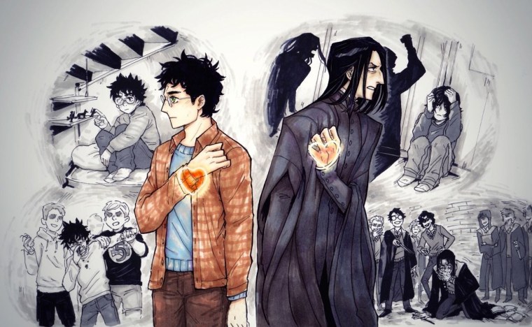 Северус и Гарри комиксы