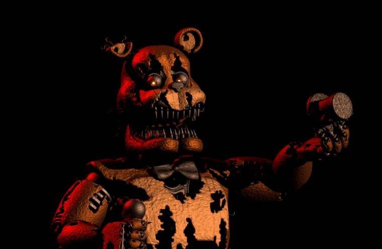 Кошмарный Фредди из ФНАФ 4