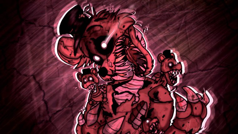 ФНАФ 4 кошмарный Фредди арт