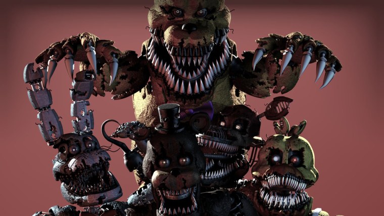 ФНАФ 4 кошмарный Бонни