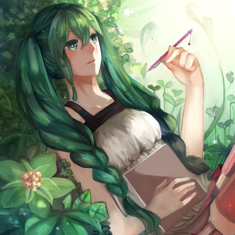 Хатсуне Мику Зеленоволосая Дева