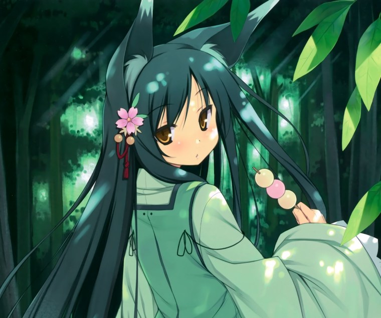 Зеленые авы anime