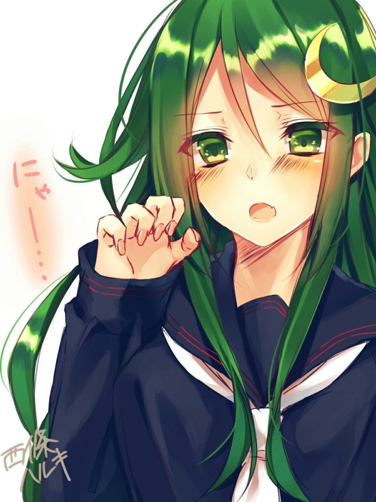 Слава Марлоу аниме девочка зеленая