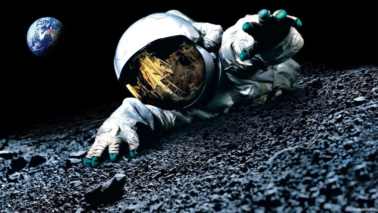 Vaporwave космонавт