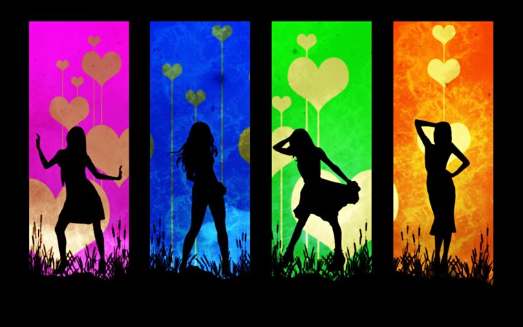 Цвет силуэт