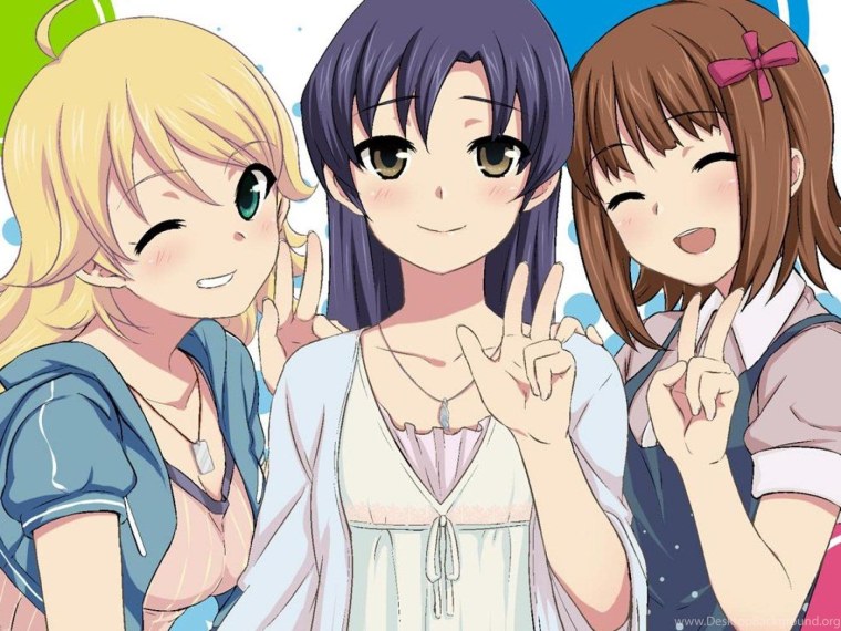 Аниме идолмастер три подруги